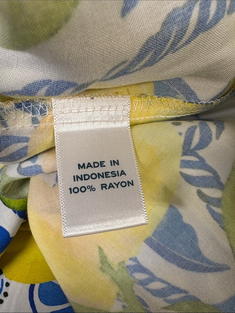 Kenny Flowers The Positano Resort Dress Lemon Print Size Small - Picture 7 of 7